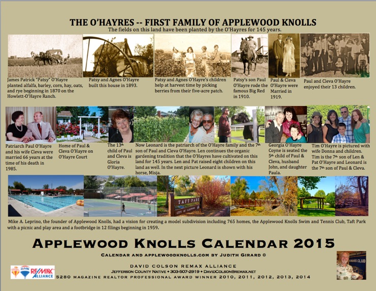 HISTORY OF APPLEWOOD KNOLLS